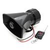 12V 7 Sounds Car Horn Speaker Electronic Siren Loud Car Warning Alarm Horn Multi-tone Loudspeaker With Remote Controller