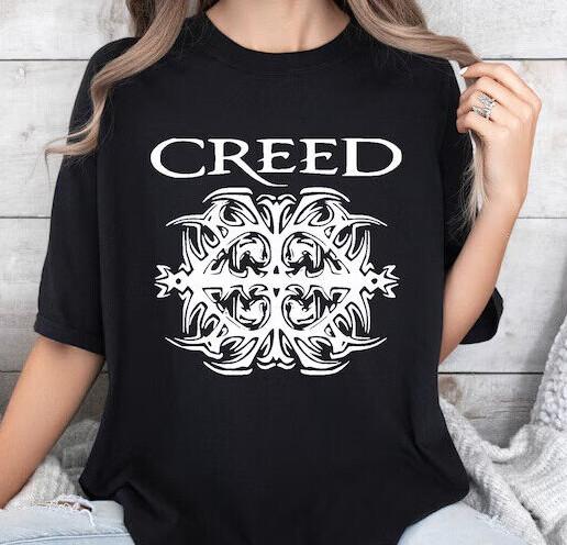 CREED Музыкальная футболка для фанатов рок-группы Унисекс Футболка S
