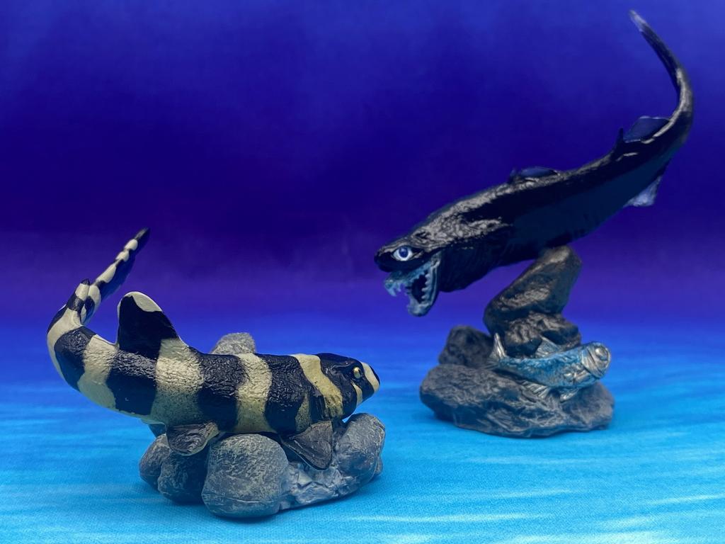 GACHA Ecological Atlas FIGURE MINI Shark Hammerhead Shark Hammerhead Shark Deep-Sea Creatures ACTION Figure Model Toys