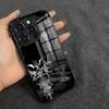 Sigilcore Punk Angel Phone Case For IPhone 17 Air 16 E Pro Max 15 14 13 Mini 12 Pro 11 Max Plus Black Glass Cover