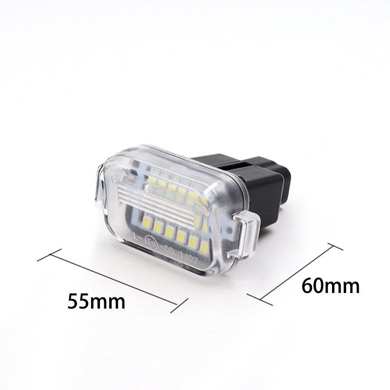 6000K Error Free Car LED License Number Plate Light Car Accessories For Mazda A/T(Aka Mazda 6) 2014-2017