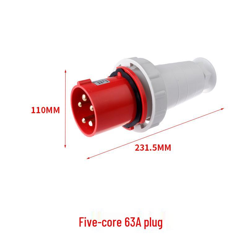 16/32A Waterproof Industrial Plug & Socket - Surface/Flush Mounted Aviation Connector