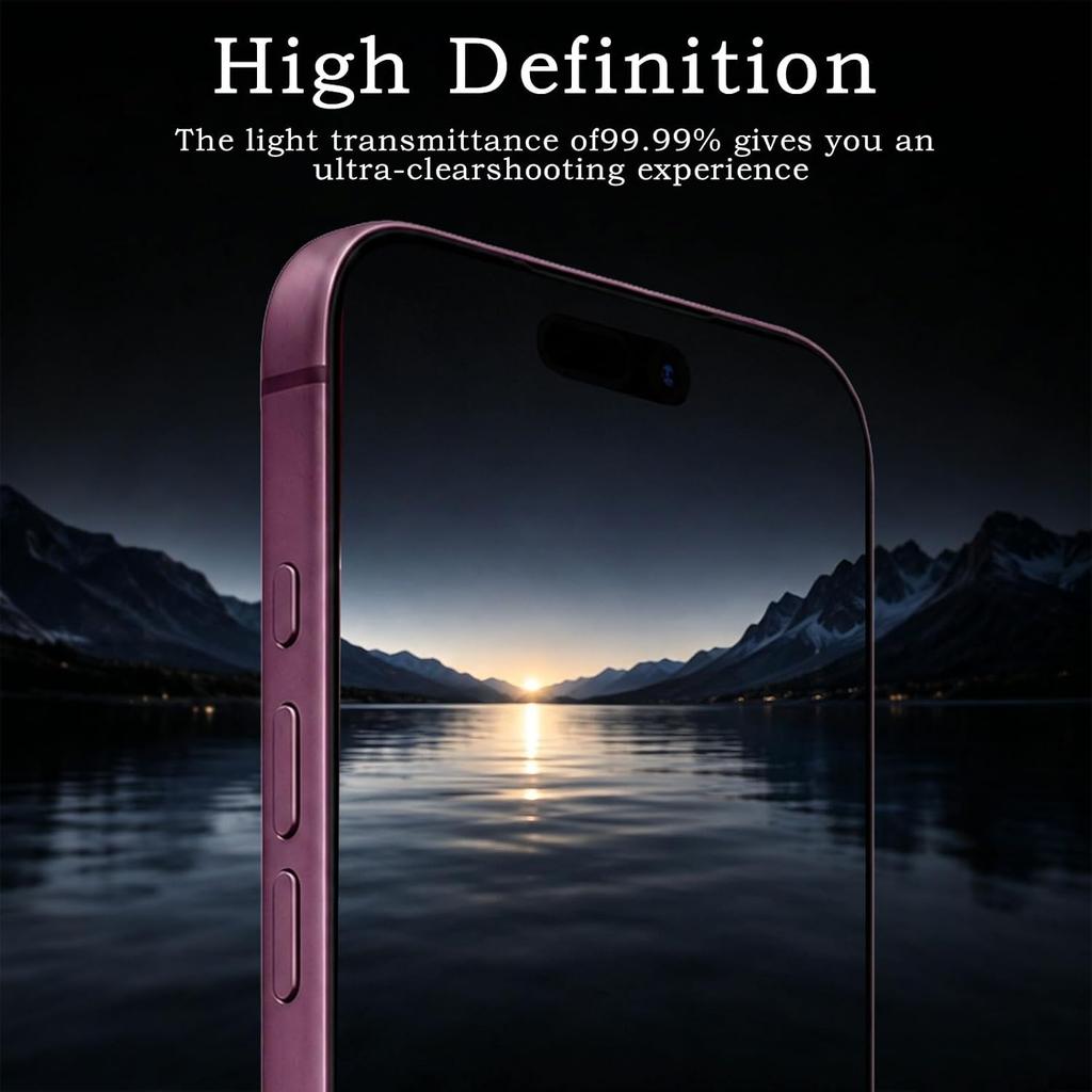 Tempered Glass Camera Lens Protectors for IPhone 18 17 ProMax 17 Pro 16 15 Plus Lens Films for IPhone DUO 18Pro Max 18PM 17Air 4