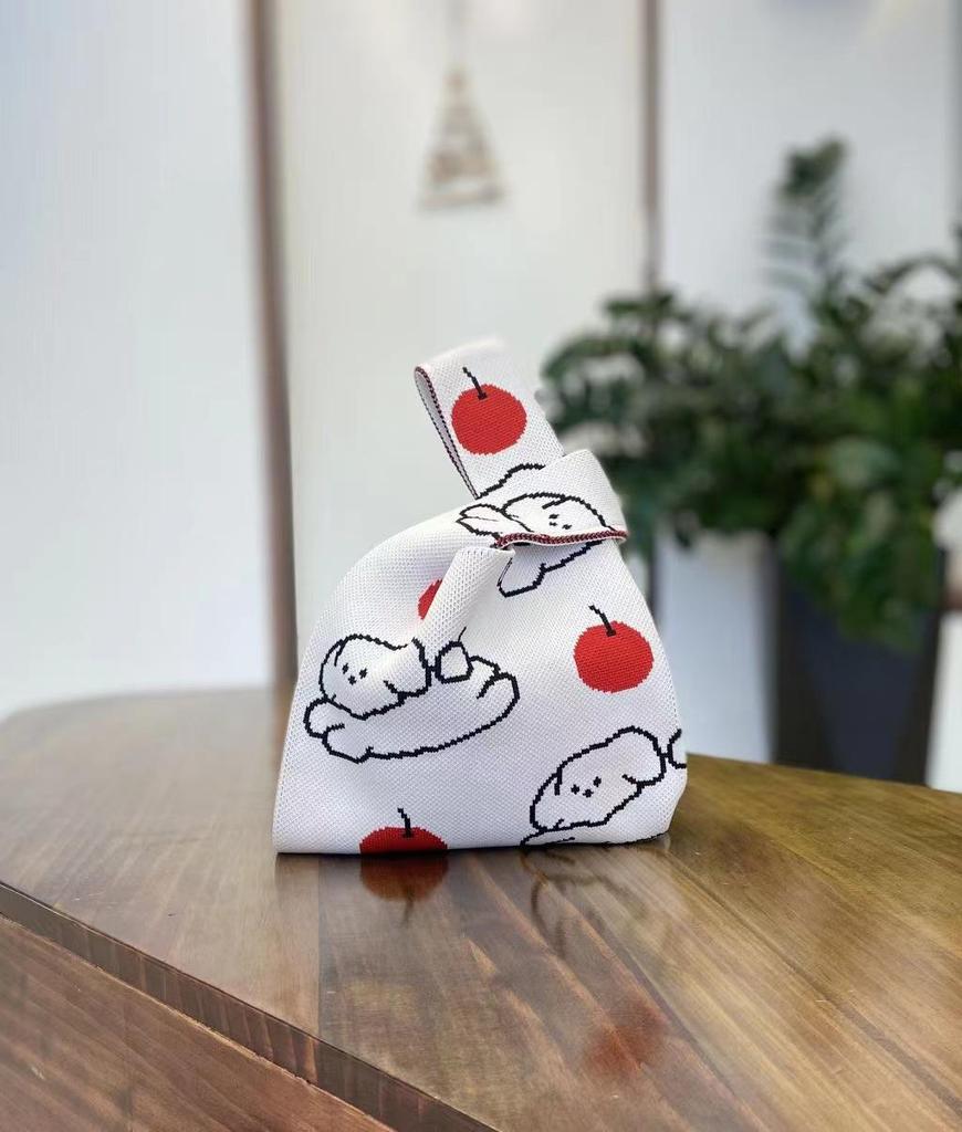 Chic Portable Knitted Handbag - Xiaohongshu Recommended Cute Style