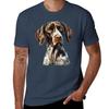 Shorthair Gerunisex Pointer Portrait Tshirt Large Size Basic Casual Tshirt