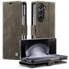 Business Luxury Magnetic Cards Solt Wallet Flip For Samsung Z Fold 7 5 6 Slim Leather Wallet Stand Book Card Bag Pocket Cover
