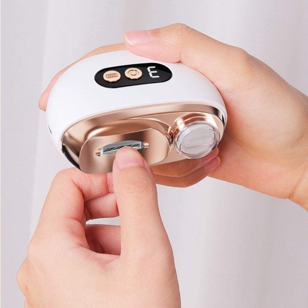 Anti-Pinch Electric Nail Clippers Rechargeable Automatic Nail Polisher  Pedicure