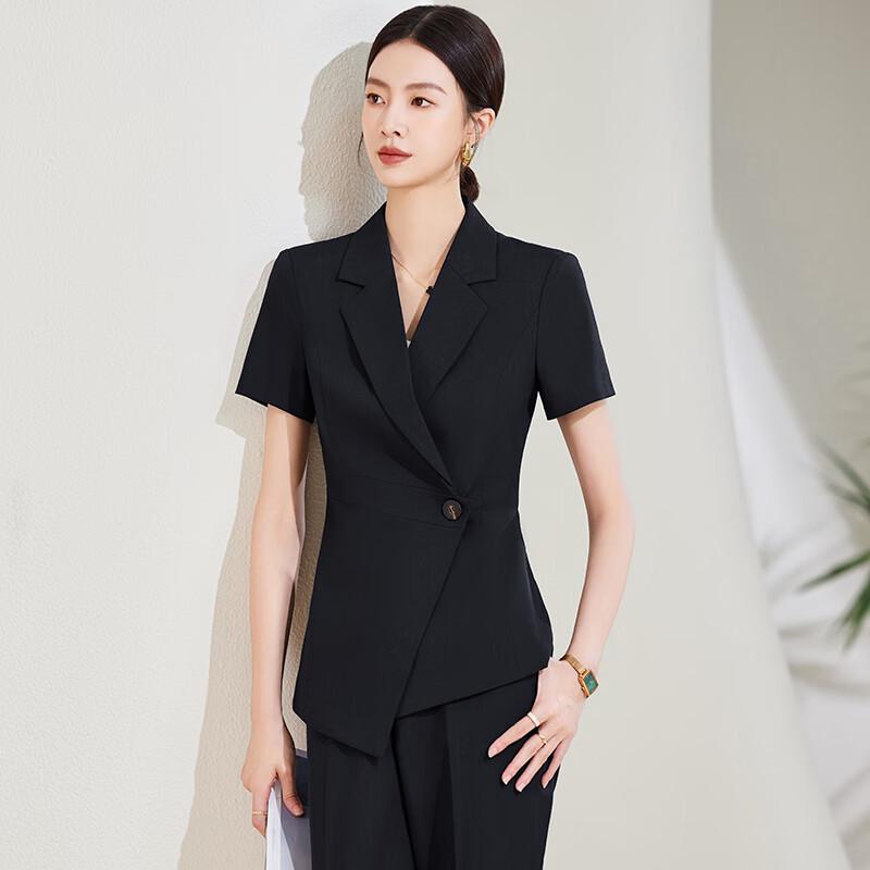 Women's Short-Sleeve Business Suit Set