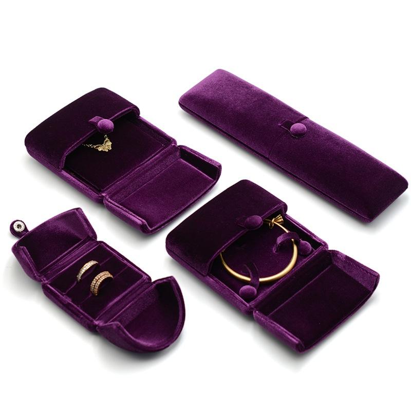 Trouwringendoos Magnetische Sluiting Luxe Dubbele Ringendoos Voor Oorbellen Kettingen Armbanden Houder Sieraden Opbergdoos