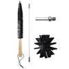 Flue Sweeping Brush & Rod Kit Dryer Vent Cleaner Kit Chimney Cleaning Brush Dryer Duct Cleaner Use with Or Without A Power Drill