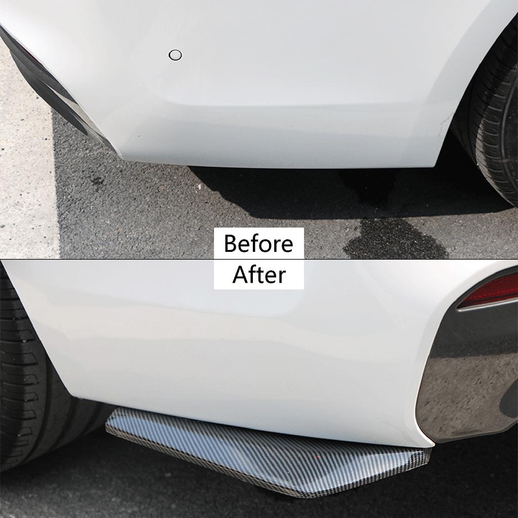 1 Pair Car Rear Bumper Lip Spoiler Diffuser Splitter Scratch Protector Winglets Side Skirt Extension Side Skirt