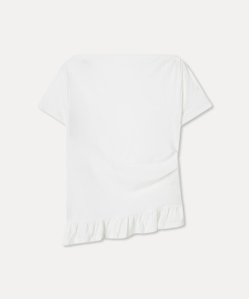 MIXXO Frilled Hem Short Sleeve T-Shirt_Miwhwg51Ms