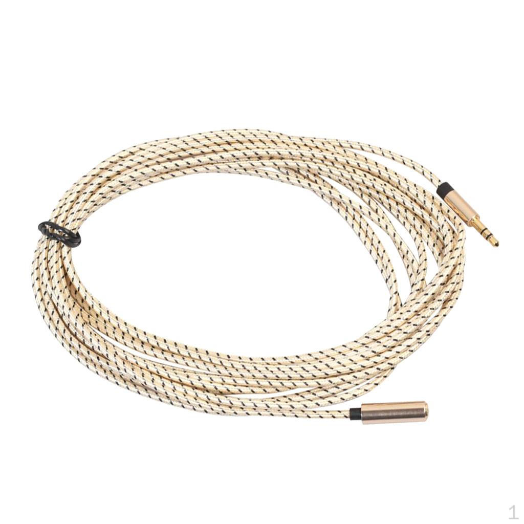 

3.5mm Male to Female Earphone Extension Cord for Musical Instrument 196.85x1.10x0.30inch 300cm