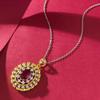 New S925 Italian Craft Palace Style 6 * 8 Necklace Pendant Wedding Jewelry