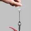 6pcs Replacement Gasket Phone Lanyard Card TPU Phone Case Card Universal Fixed Card  Men Women