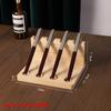 Walnut Wood Test Tube Rack Multifunction Desk Pencil Organizer Pen Holder Phone Stand Stationery Storage Office School Supplies
