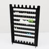 Black Earrings Organizer 7-Layered Ear Stud Necklace Holder Jewelry Display Stands Hanging Jewelry Rack for Necklaces