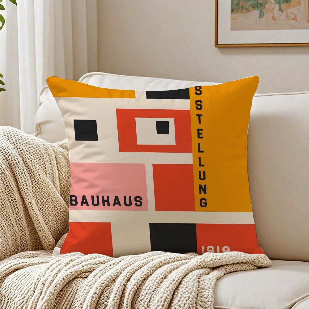 Famous Modern Minimal Design Style BBauhaus Cushion Cover Pillowcase Antidustmite Living Room Sofa Decor Cushion Room