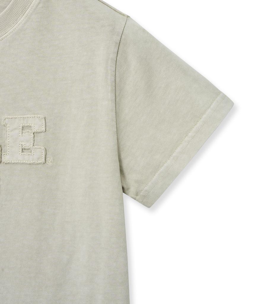 YALE Women'S Pigment Applique T-Shirt_Ivory