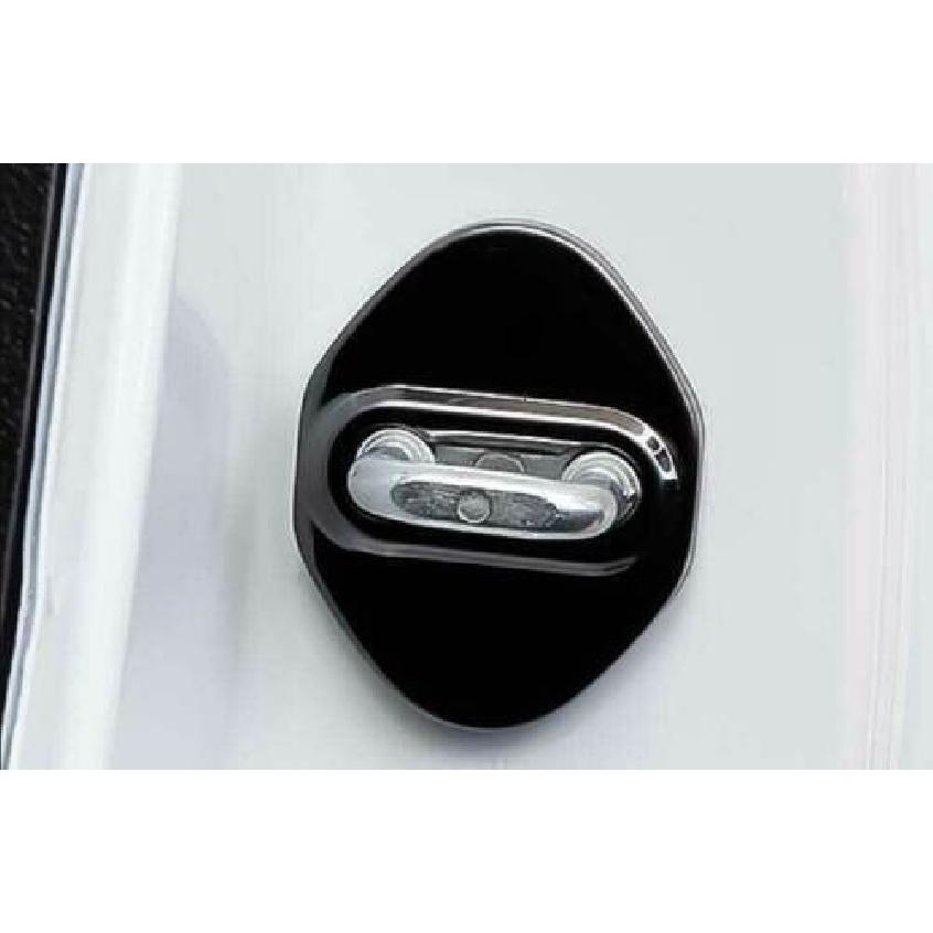 4pcs Steel Door Buckle Protection Cover For Toyota Corolla Cross - Black