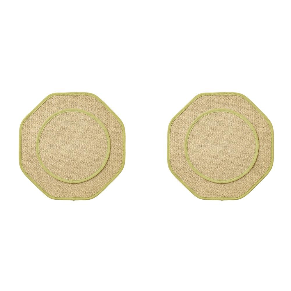 2Pcs Protective Table Placemat Linen Kitchen Mats Vintage Table Mats  Dining Tables