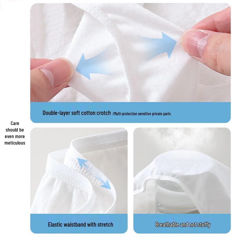 Milin Women's Disposable Cotton Underwear