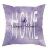 Purple Butterfly Pattern Home Decor Pillowcase Bedroom Living Room Sofa Decoration Polyester Cushion Cover With Zipper