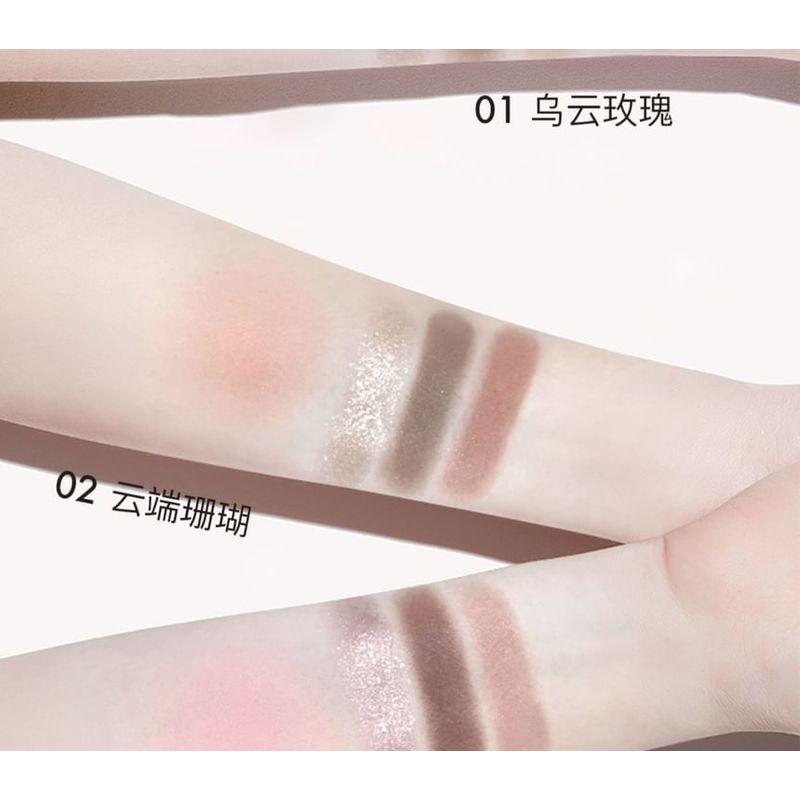 CCSHEER - Four-Color Blush & Eyeshadow Palette - 3 Types