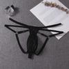 Mesh Men's Thong Hollow Out T-back Briefs Thin Strap Triangle Panties  Date Night