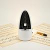 Mechanical Metronome Cylindrical Design Loud Sound Metal Movement for Tempo Practice Room