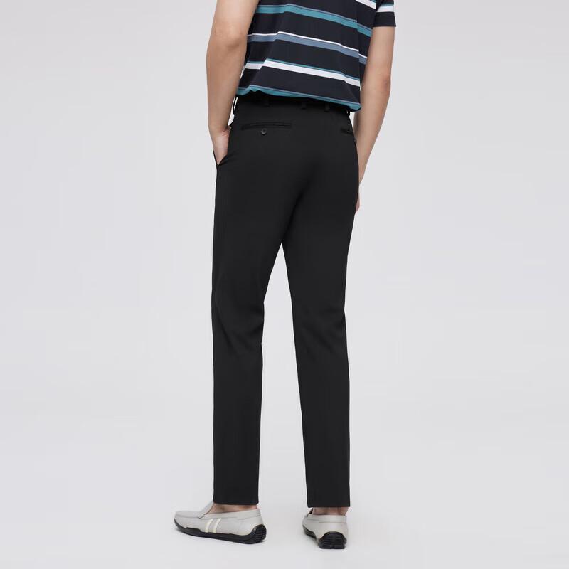 K-Boxing Men's Classic Micro-Elastic Straight-Leg Casual Pants