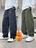 Warm Boys' Fleece-Lined Corduroy Pants - 2025 Winter Style for Medium To Large Children
