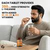 Carbamide Forte L Theanin 200mg mit Vitamin B-Komplex 120 Veg-Tabletten für Fokus Energie Stimmung Entspannung
