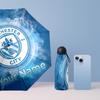 Manchester City Manual Five Fold 8 Rib Umbrella Support Custom Text, Lightweight Travel Umbrella