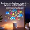 Ocean Snowflake Christmas Theme Led Rotation Projector Night Light For Childrens Sleep Room Decor