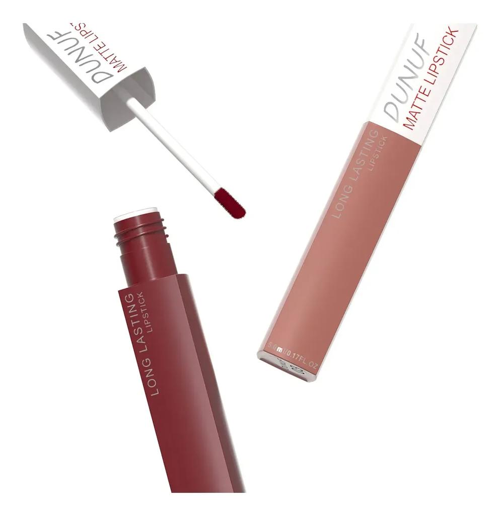 Dunuf Waterproof Matte Lip Gloss, Long Lasting