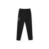 Li Ning Badminton Series Letter Print Breathable Cuffed Sports Pants Women Bottoms Black AKLQ646-1