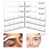 Guapa Eyebrow Ruler Stencils Easy Mapping Shaping Sticker Stencil Microblading Measure Tool Brow Shape Design Positioning Stickers for Permanent