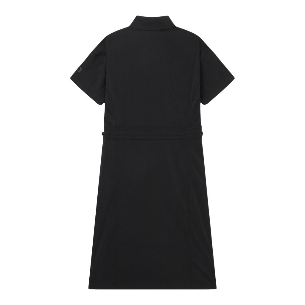 The North Face Frost Comfortable Minimalist Fashion Short Sleeve Dress Women Dresses Black NT7ZR32A