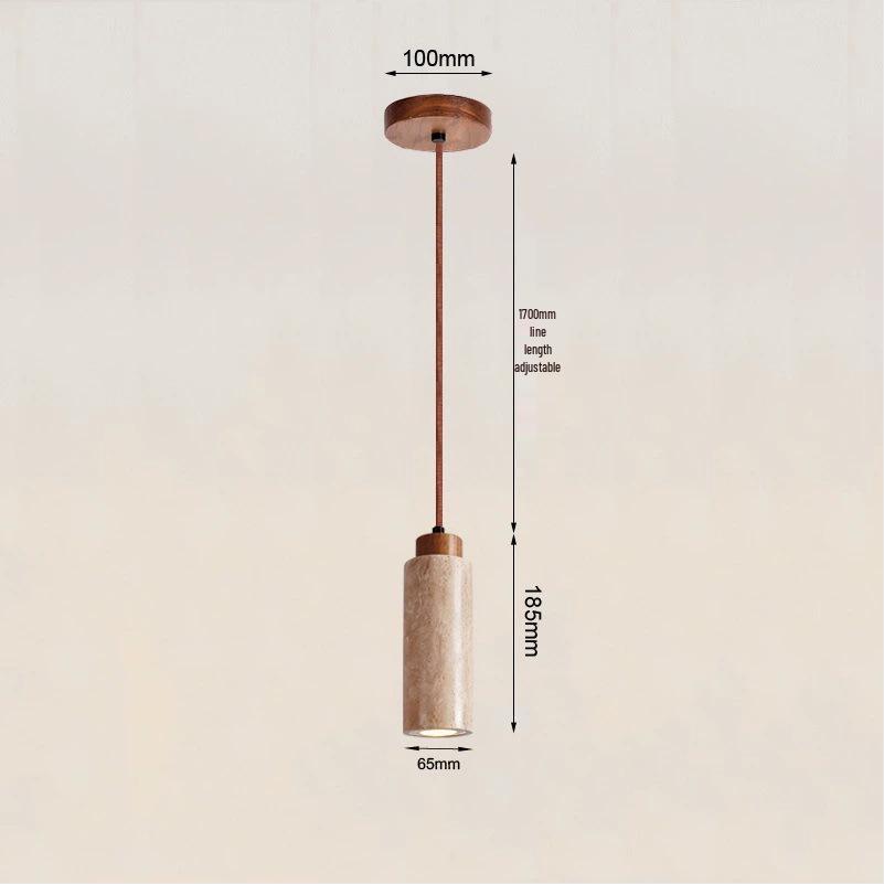 Wabi-Sabi Japanese Retro Pendant Light for Bedside and Bar Counter