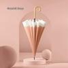 16-Rib Long-Handle Japanese Style Curved Parasol - Customizable Advertising Umbrella