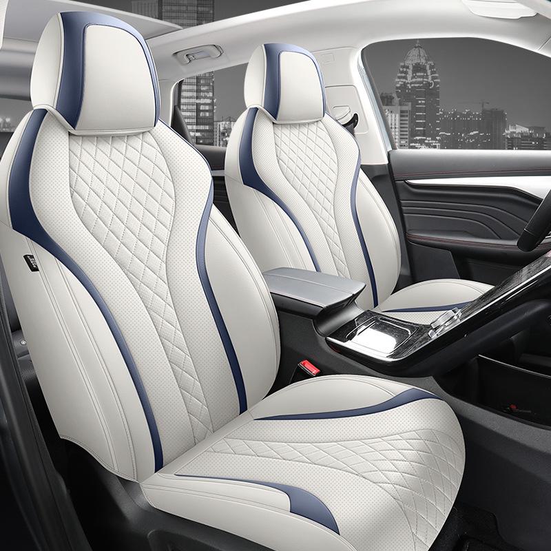 Fits Rising Auto MARVEL R Leather Car Seat Covers: All-Season, Full Enclosure for Five Seats.