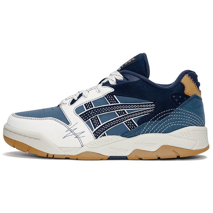 

Asics Gel-Fuse Серия Artisan Melard Ретро Уличная Мода Универсальная Повседневная Удобная Низкие Ретро Баскетбольные Кроссовки Унисекс Кроссовки Синий 1203A587-400 36