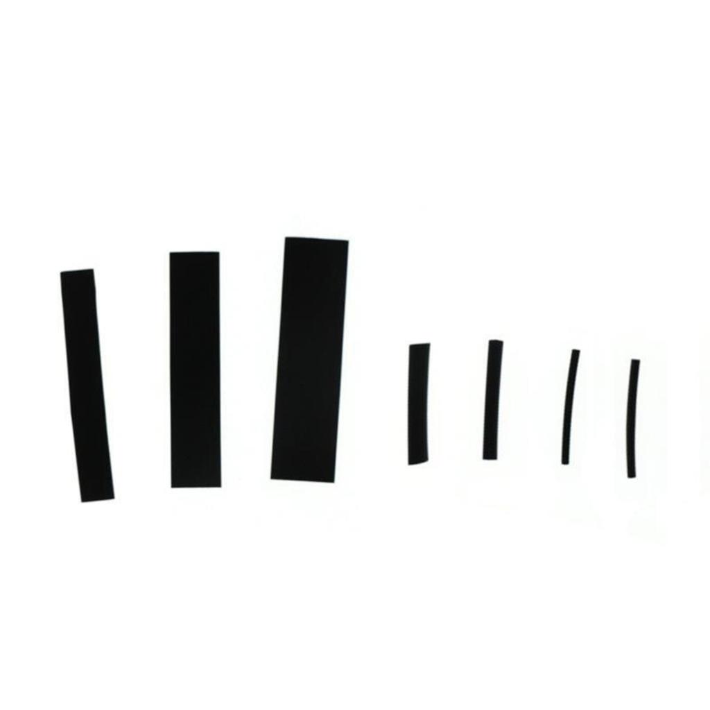 127pcs Polyolefin PE Heat Shrink Tubing Kit 7 Sizes 2mm 2.5mm 3.5mm 5mm 7mm 10mm