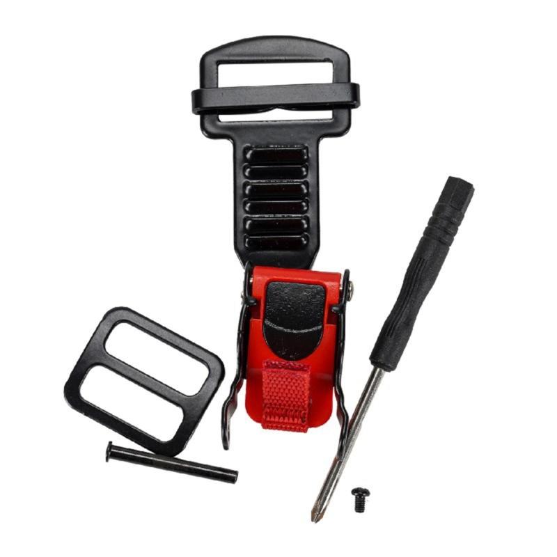 Quick Release Mechanism Fastener Buckle for Motorcycle Helmets Chin Strap Adapter, Simple Installation, No Tools Needed