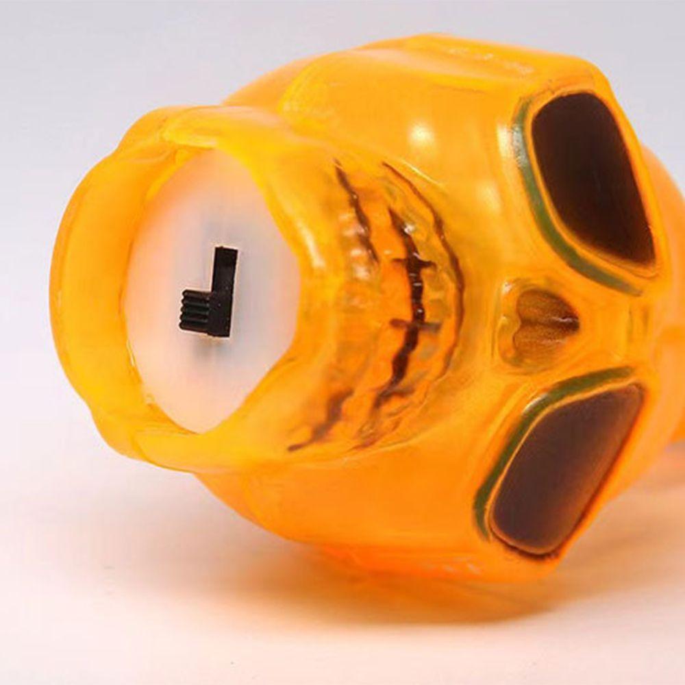 Colorful Halloween Wind Light Scary Atmosphere Electronic Candle Light  Ghost Festival Props
