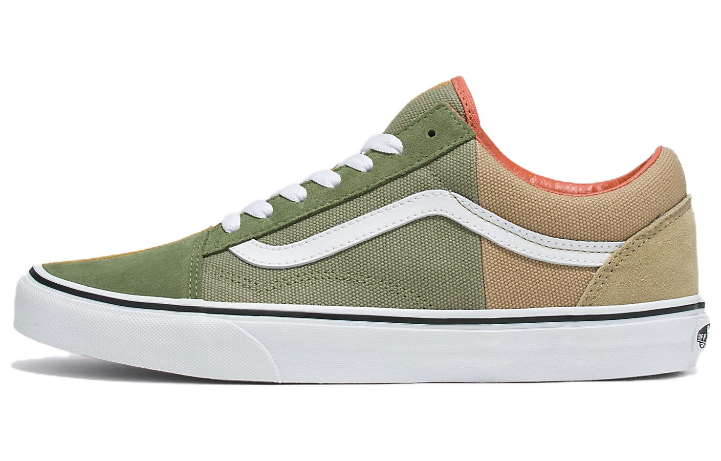 Vans Old Skool Split Duck Canvas Зеленый Бежевый VN0009QH448 36.5