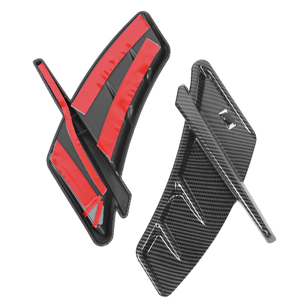 2pcs Carbon Fiber Style Fenders Cover Trim Auto Modification Fit for A7 S7 2017 2019