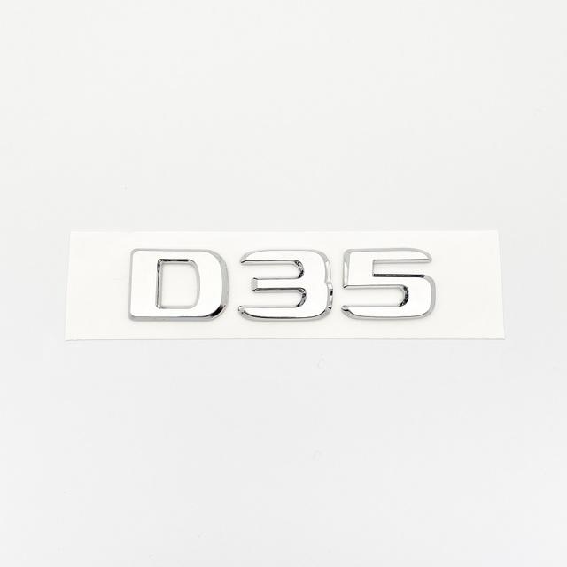 Lettere Argento Cromato 550G 4X4 850 550 D35 B40 D6S B63 Emblema per Mercedes Benz Brabus G Auto Parafango Bagagliaio Posteriore W464 Adesivo Logo