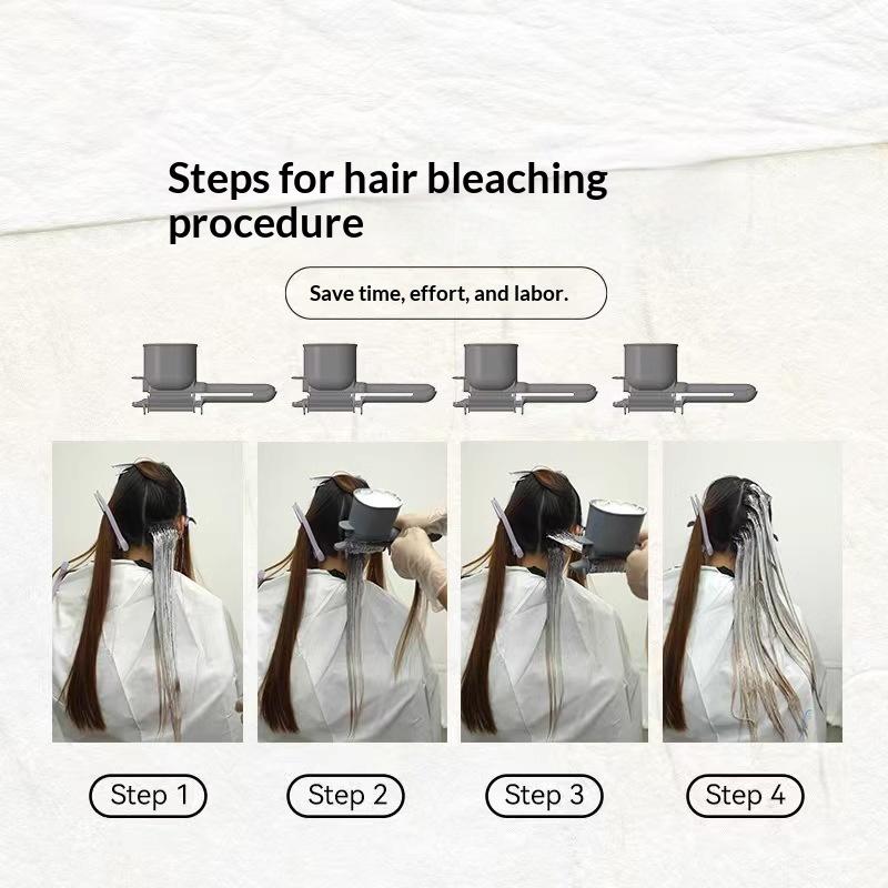 1 Pcs Smart Hair Coloring Tool Easy-To-Use Effortless Hair Dyeing And Bleaching Applicator With Adjustable Flow Control Salon